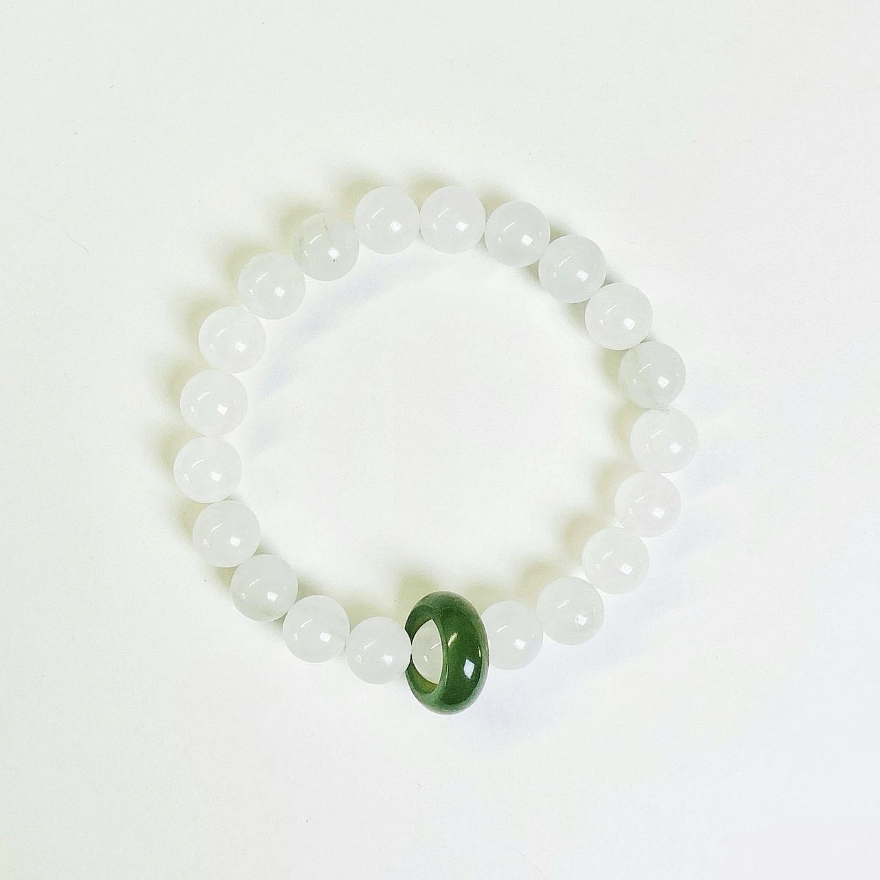 Hetian Jade Ring & Natural Jade Bracelet